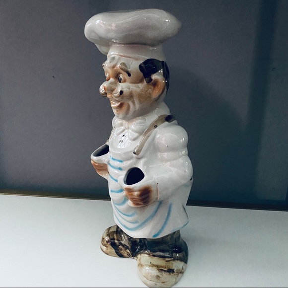 Kitchen Vintage Italian Chef Utensil Holder Prop Used In The Show